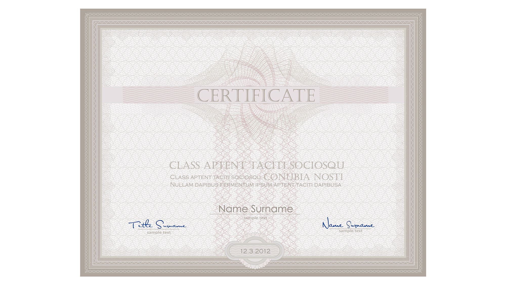 Day’s Certificate